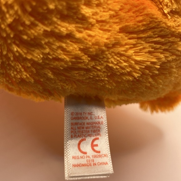 Ty Beanie Boos Grinner Orange Ghoul Halloween Trick or Treat Plush Stuffed Toy - Picture 9 of 12